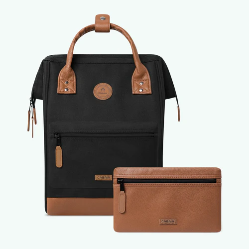 Adventurer Medium Cologne Black Backpack