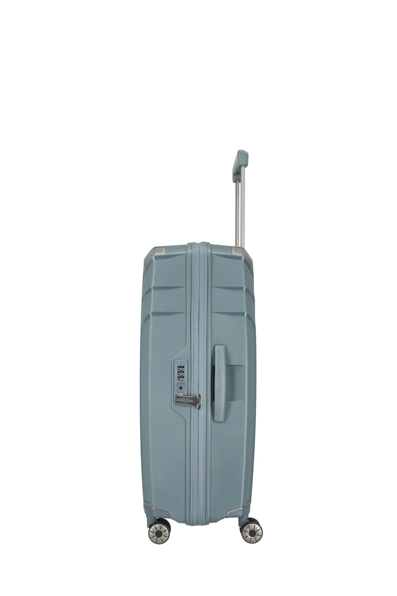 Travelite ELVAA Trolley L mit 4 Rollen - Blaugrau