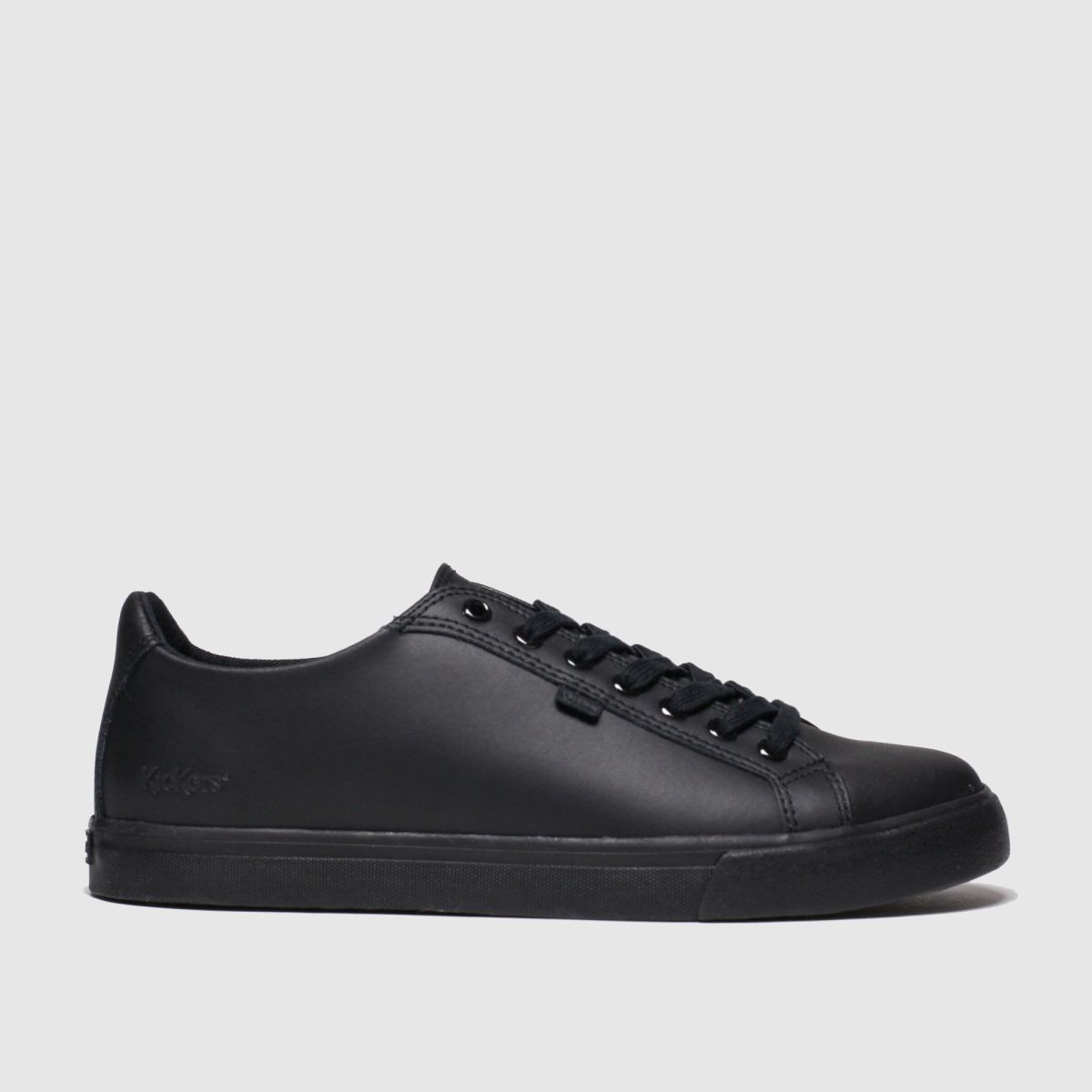 Kickers – Tovni Lacer – Svarta platta skor i mono