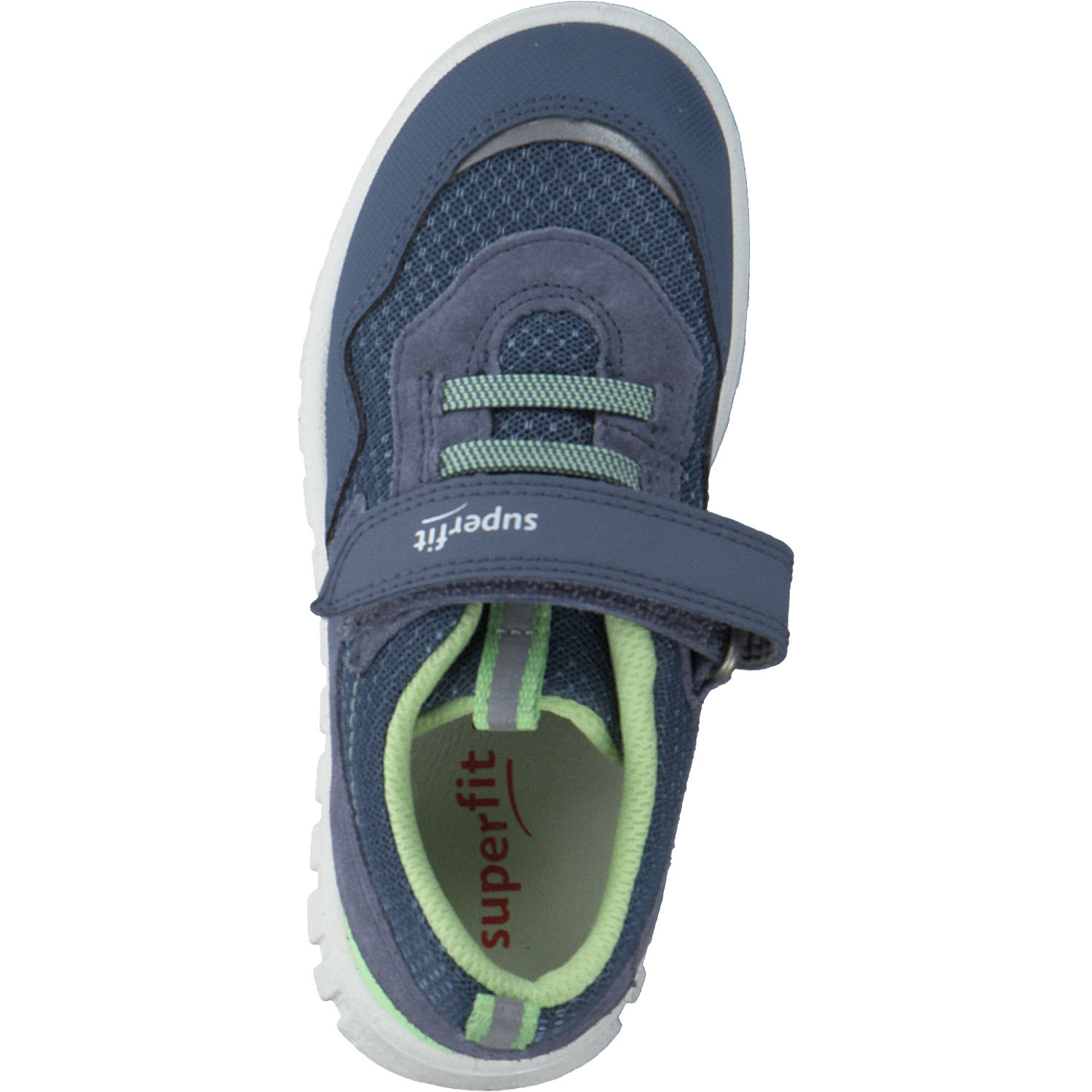 Superfit SPORT7 MINI 06204 M, Sneakers Low, Kinder, BLAU/HELLGRÜN
