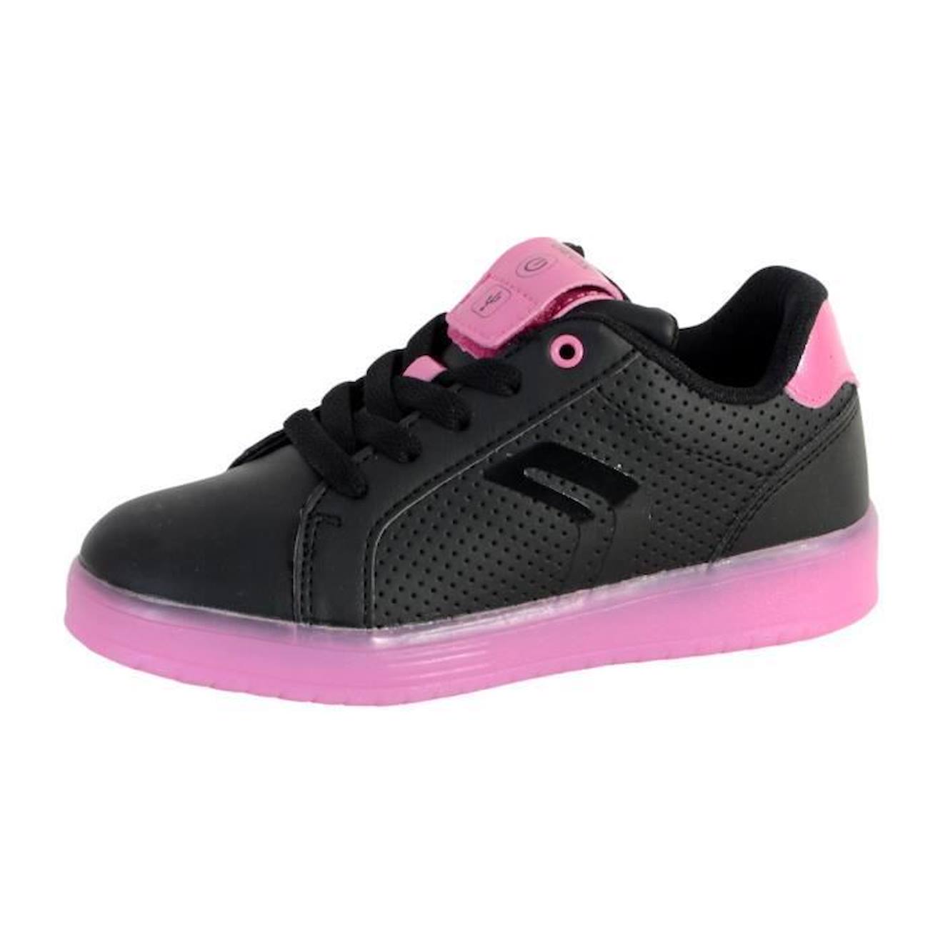 Basket Geox Enfant J Kommodor G noir