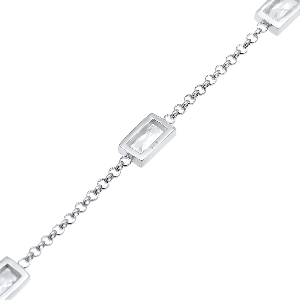 Elli Elli Bracelet Classique Filigrane  Ajustable avec Cristaux de Zircone Bracelet Fe Bracelet