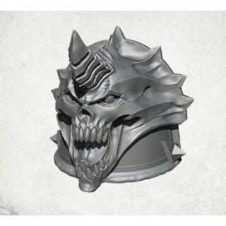 Chaos Legionary Shoulder Pads: Demon Visage (10)