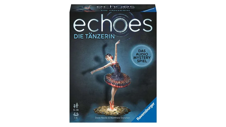 Ravensburger Spiel - echoes Die Tänzerin - Audio Mystery Spiel ab 14 Jahren, für 1-6 Spieler, Spielereihe