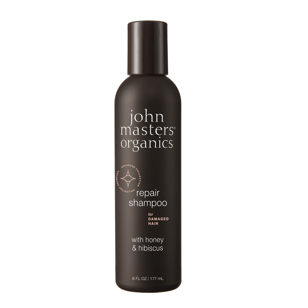 john masters organics Shampoing pour cheveux abîmés au miel et à l'hibiscus