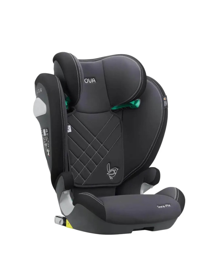AVOVA Avova Sora-Fix Kindersitz 100 cm  - 150 cm / 4-12 Jahre - Farbe: Grey & Black günstig kaufen onesize