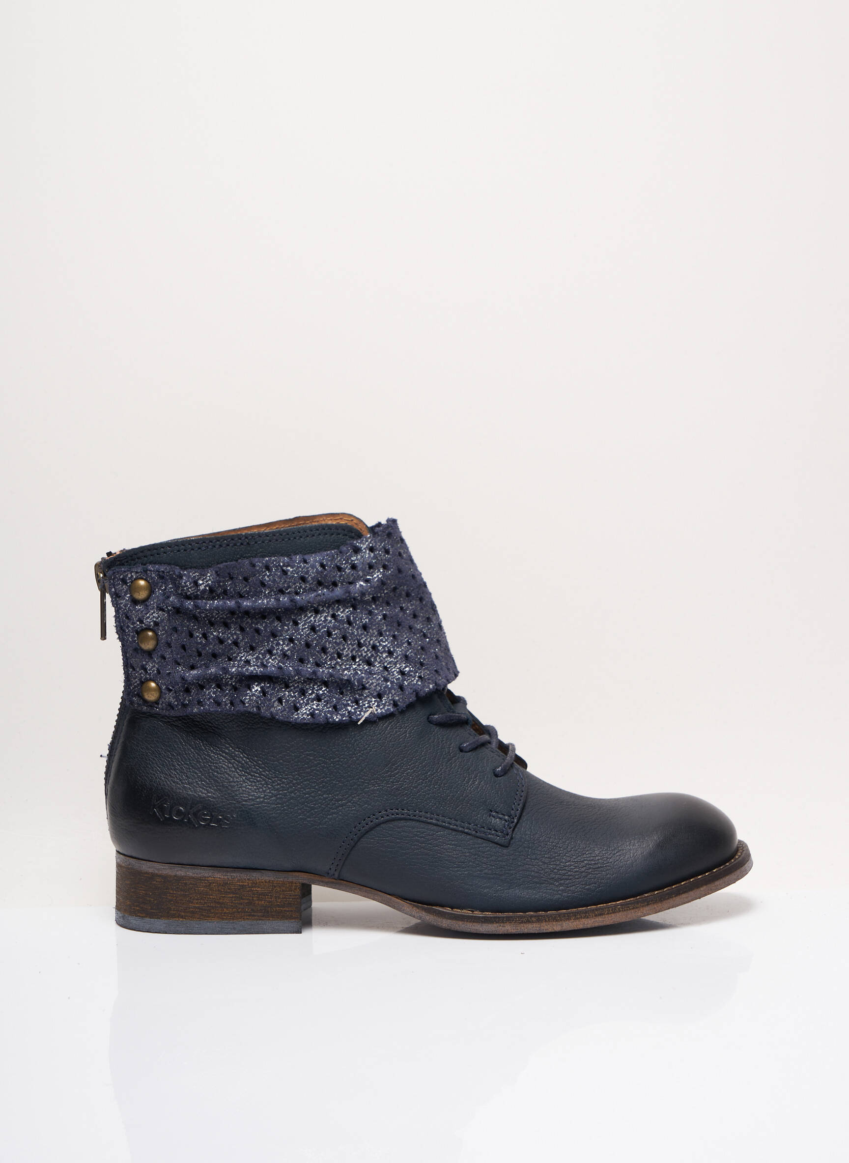 Kickers Bottines Femme couleur bleu