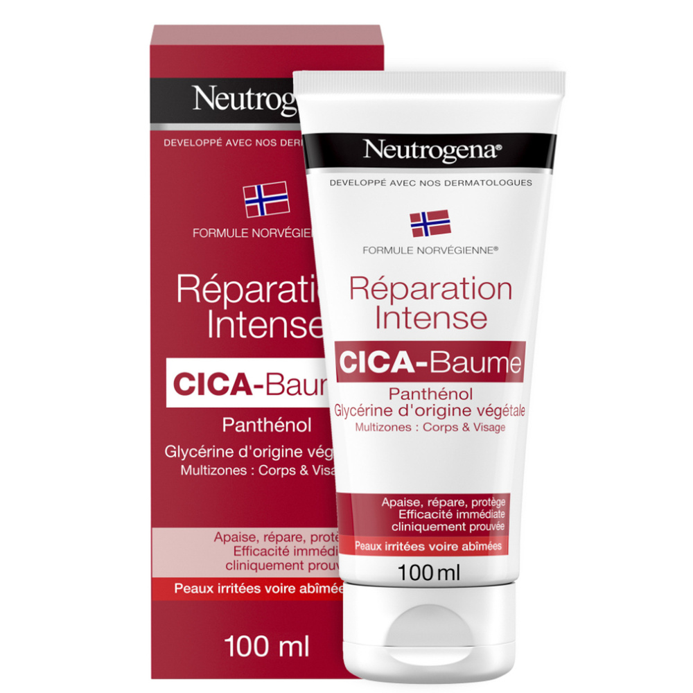 neutrogena Neutrogena Corps et Visage ® Formule Norvégienne® Réparation intense CICA-Baume Baume