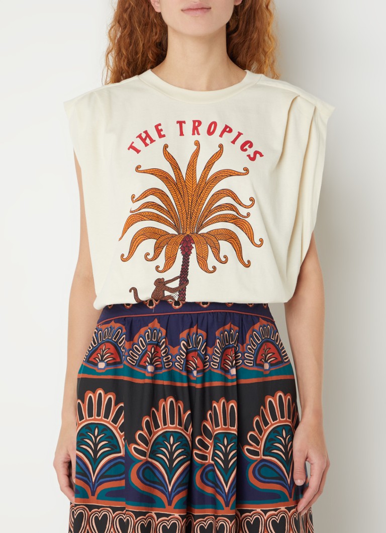 Farm Rio  Tropics oversized T-shirt met print