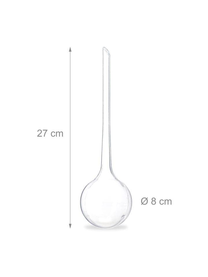 relaxdays 4x Bewässerungskugeln in Transparent günstig kaufen onesize