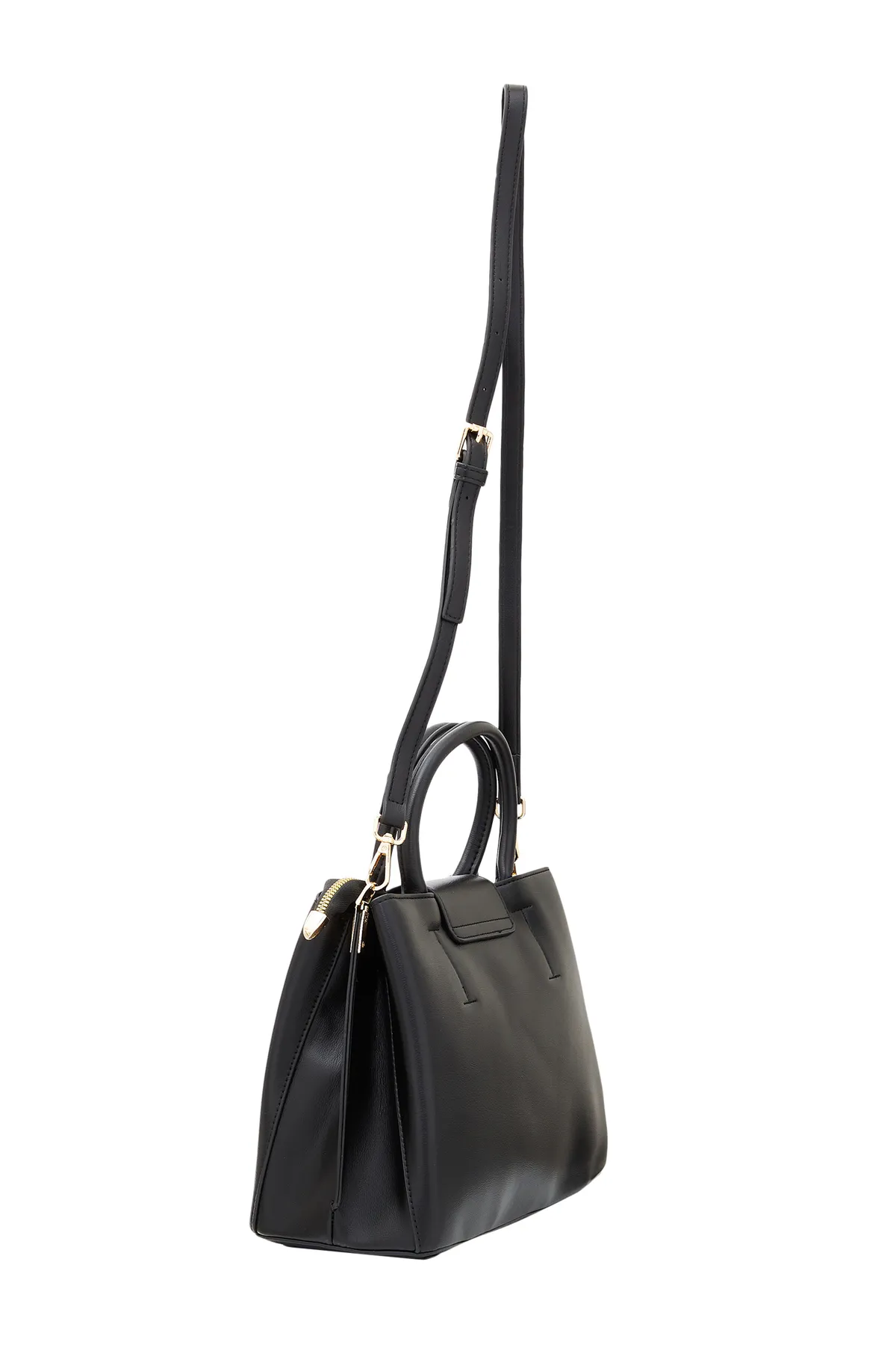 USHA  Handtasche - Schwarz - Unifarben
