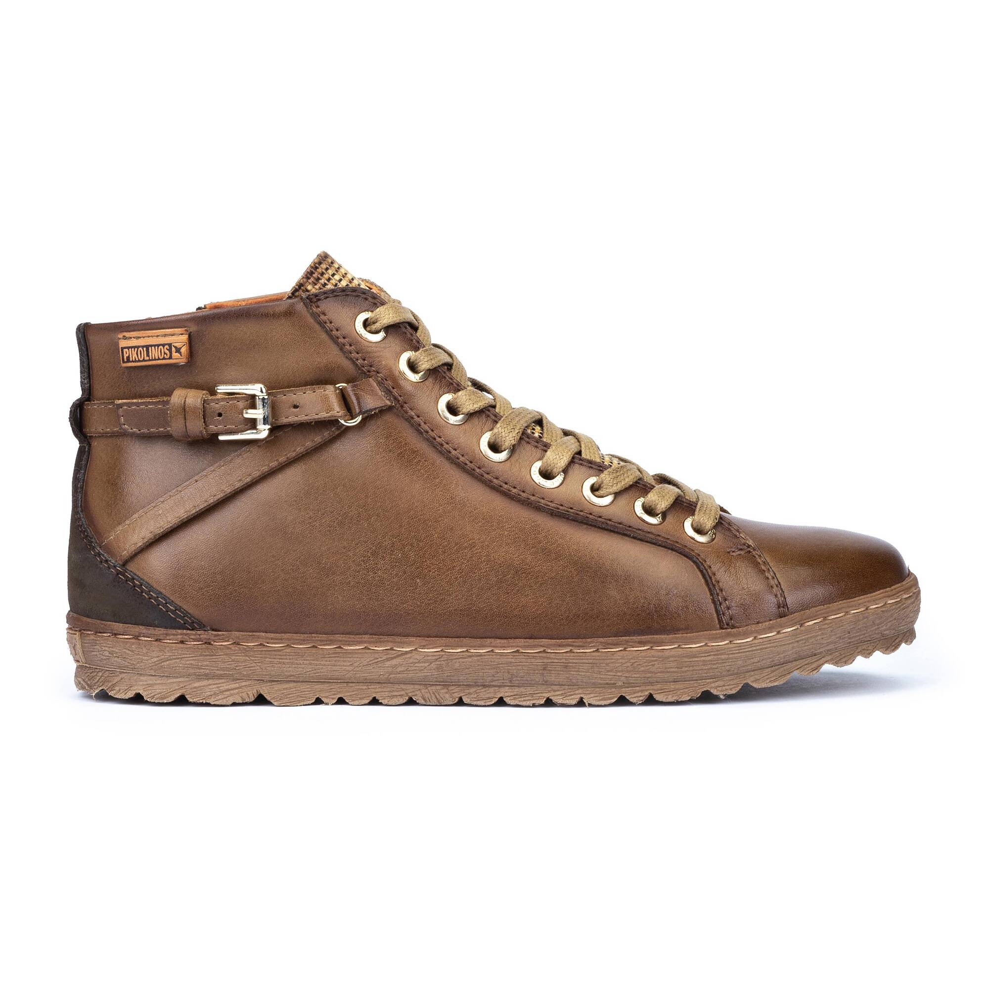 Buty sportowe sznurowane - OLIVE