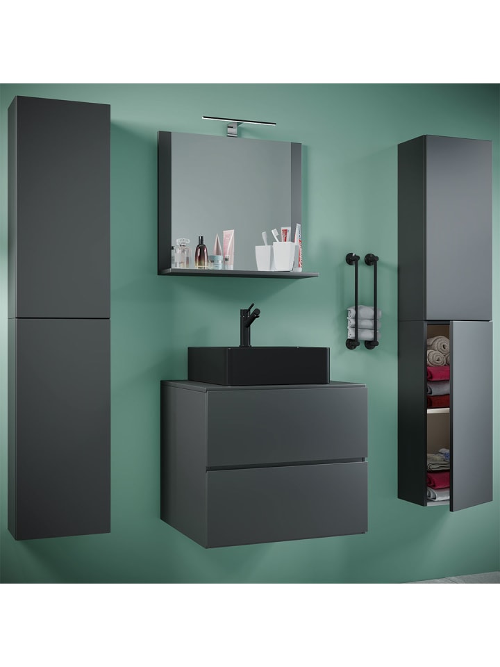 ebuy24 Badmöbelset LendasXLBL anthrazit anthrazit 127 x 52 cm günstig kaufen onesize