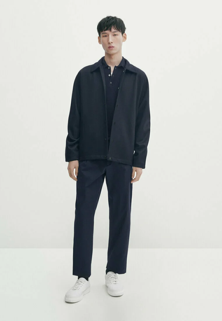 Massimo Dutti BLEND CON BOTONES A PRESIÓN - Chaqueta ligera