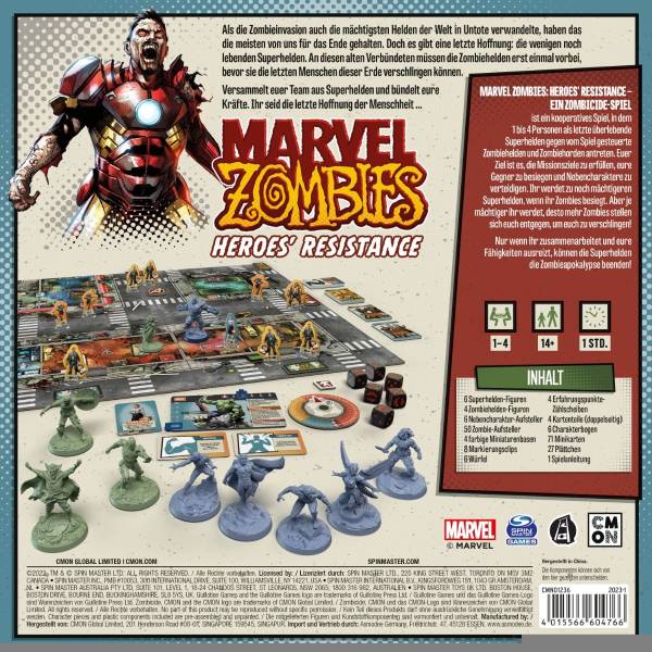 Marvel Zombies: Heroes‘ Resistance - Ein Zombicide-Spiel