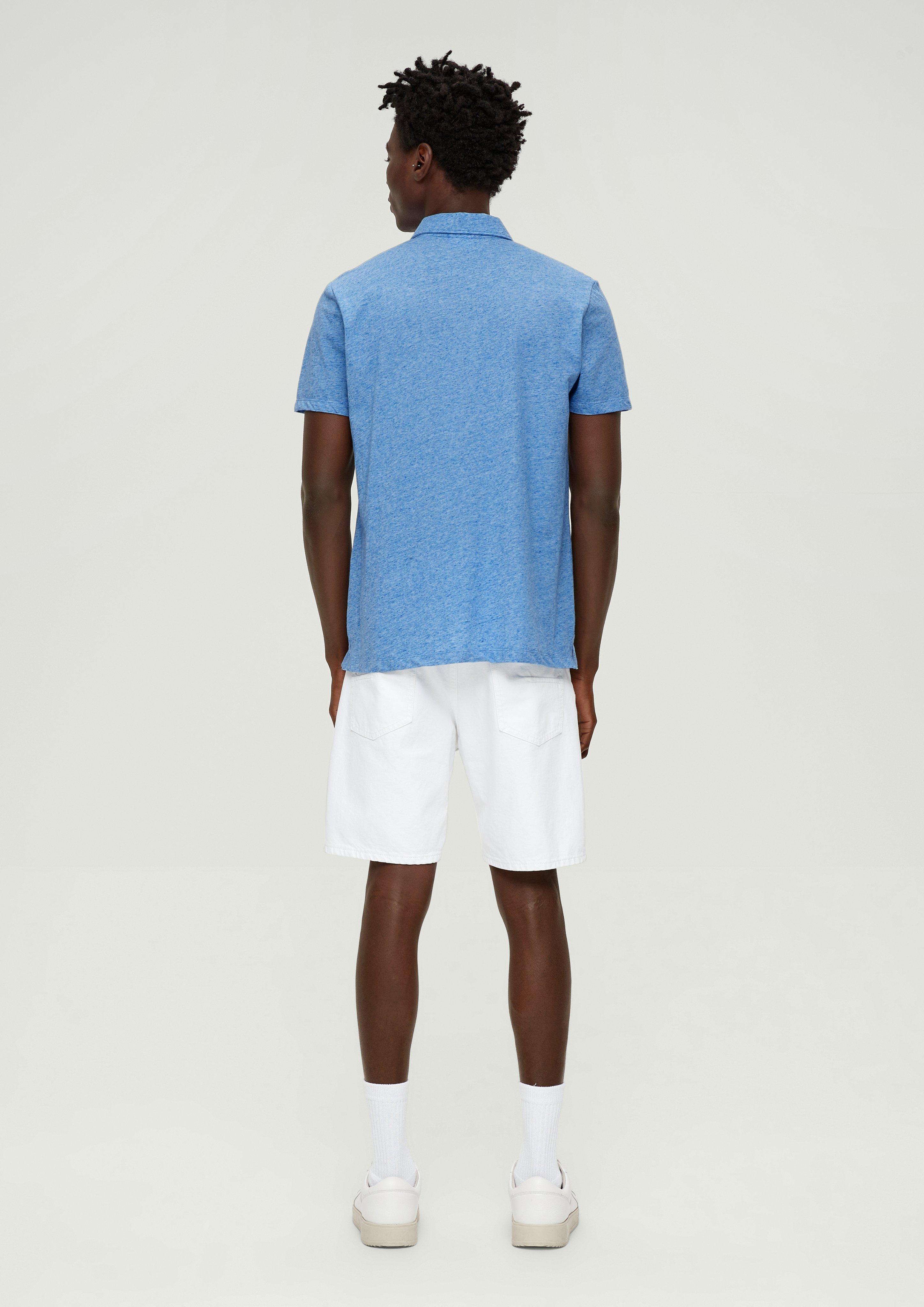 Meliertes Polo-Shirt  2131486-54D1