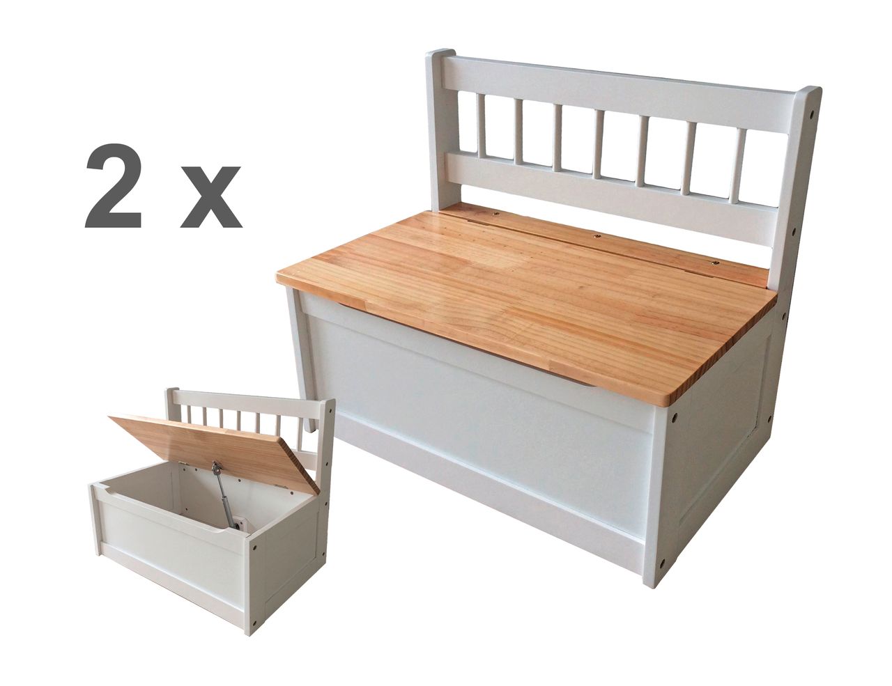 INTERIA Home&Living 2er Set Kinder-Truhenbank