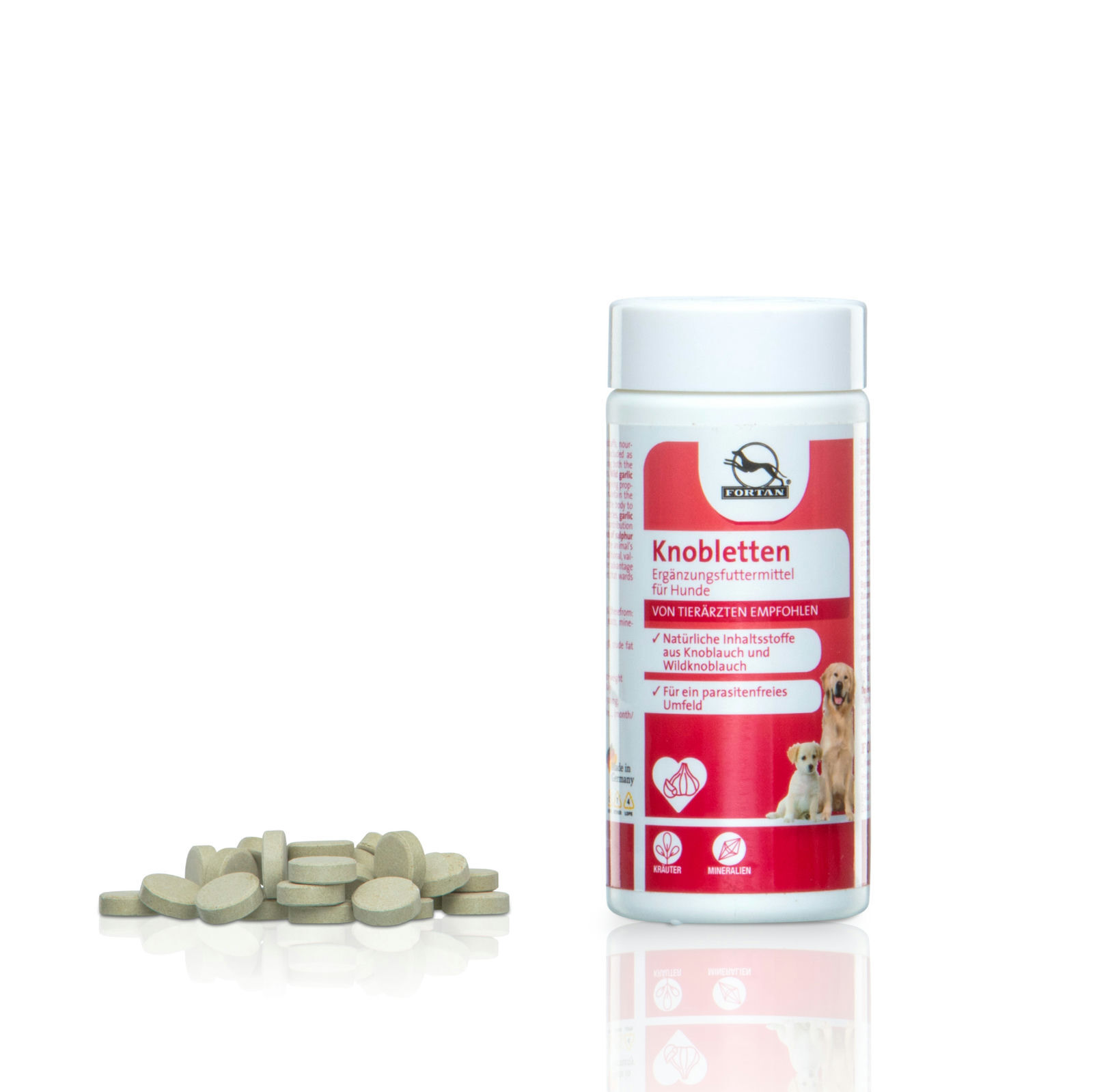 Fortan Ergänzungsfutter & Aufzucht Fortan Knobletten Tabletten mit Knoblauch und Bärlauch 100 g