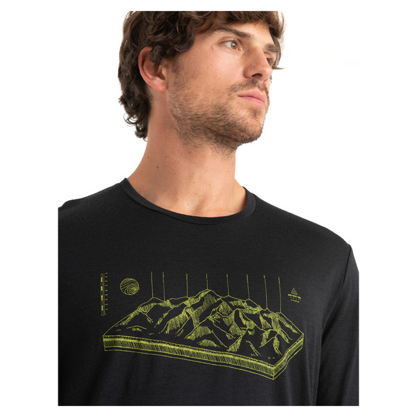 M MERINO 150 TECH LITE II LS TEE ALPS 3D Herren - Langarmshirt