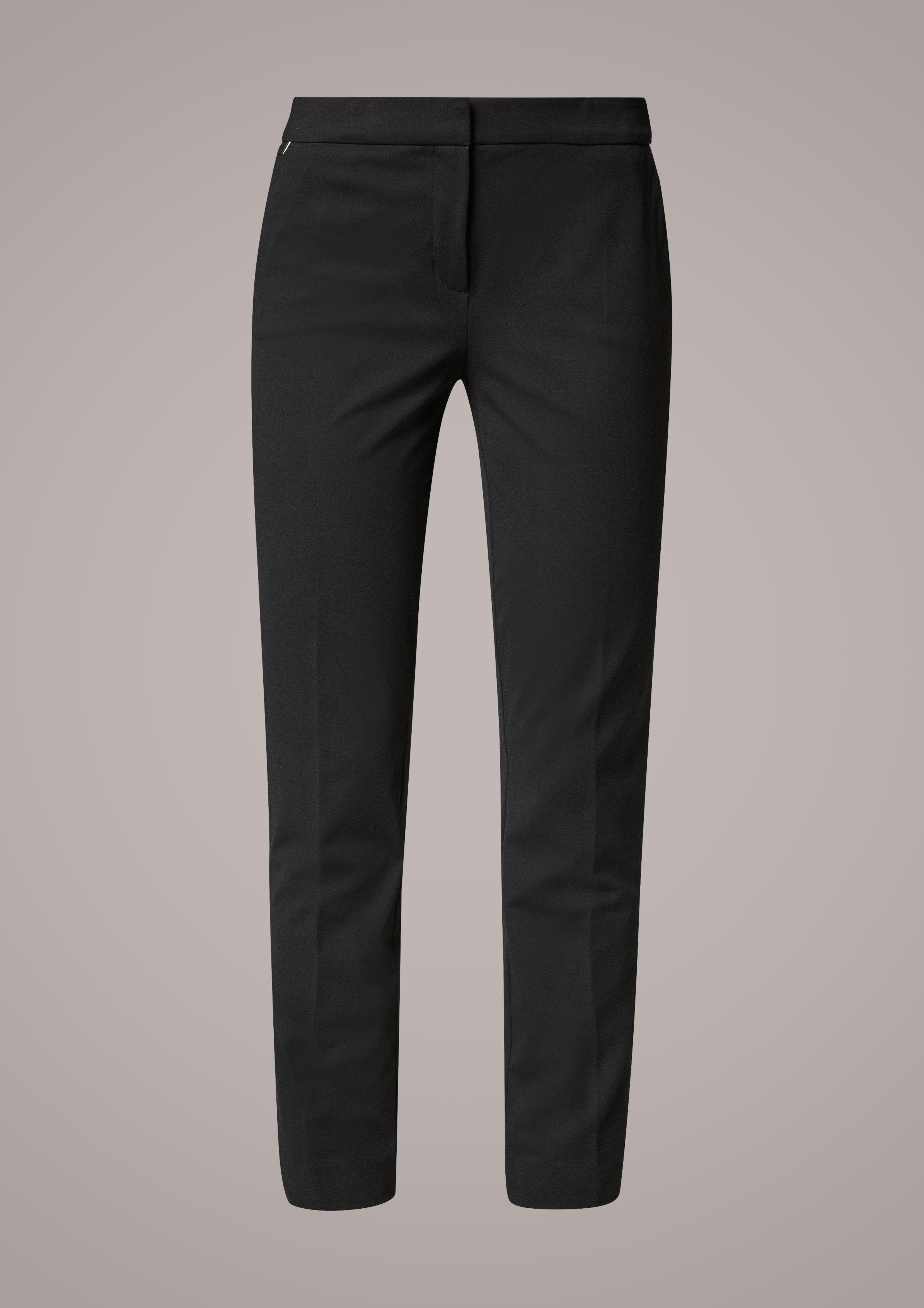 Relaxed: 7/8-Hose in schlichtem Design - schwarz