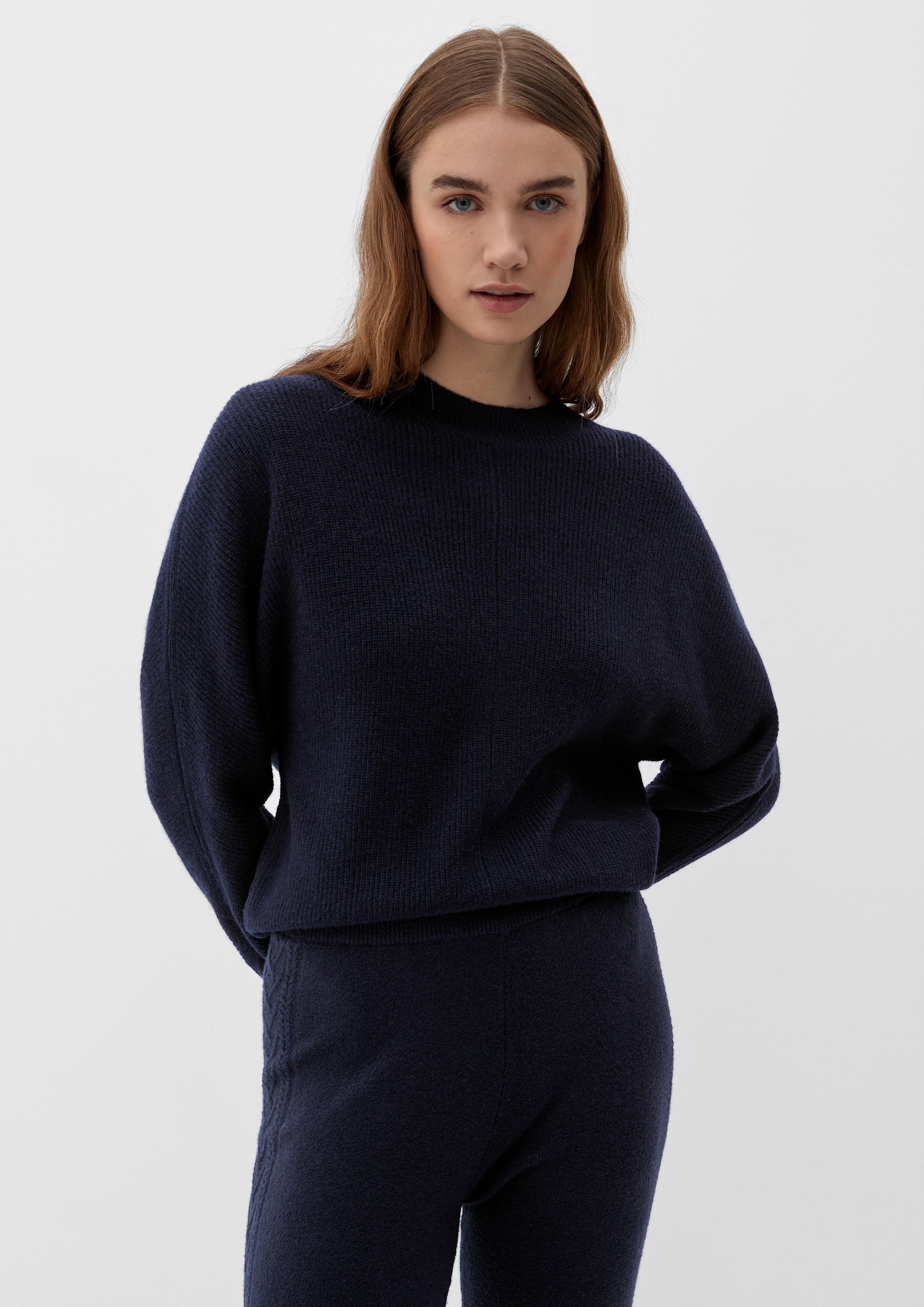 Strickpullover mit Fledermausärmeln  2124199-5959
