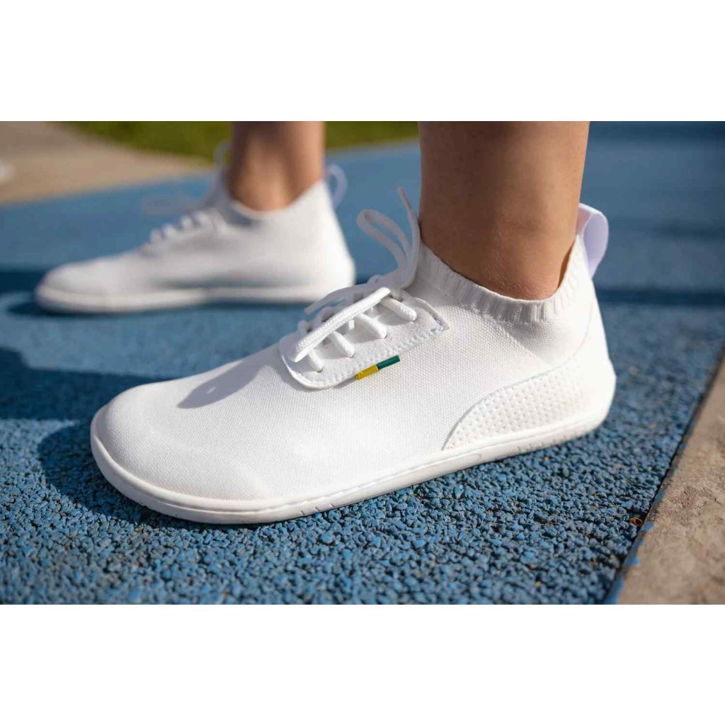 Be Lenka Stride All White Barfußschuh