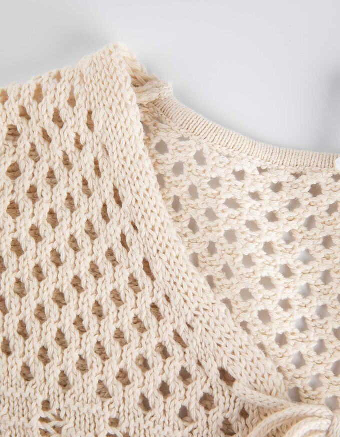 Strickpullover - Lochstrick