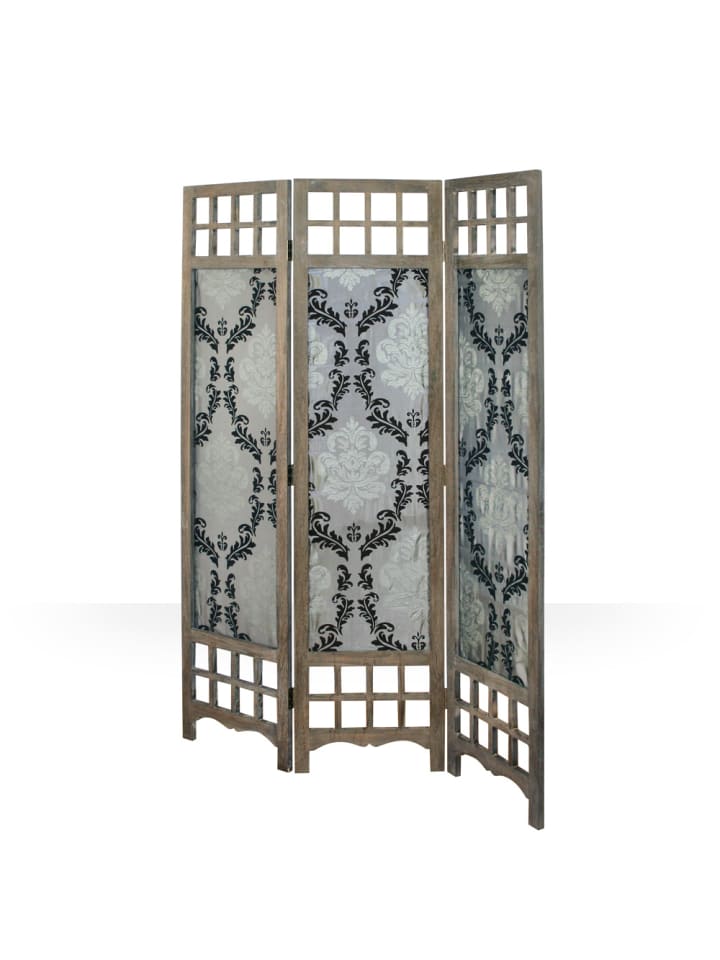 Homestyle4u 3-tlg. Paravent in Braun 120x170 günstig kaufen onesize