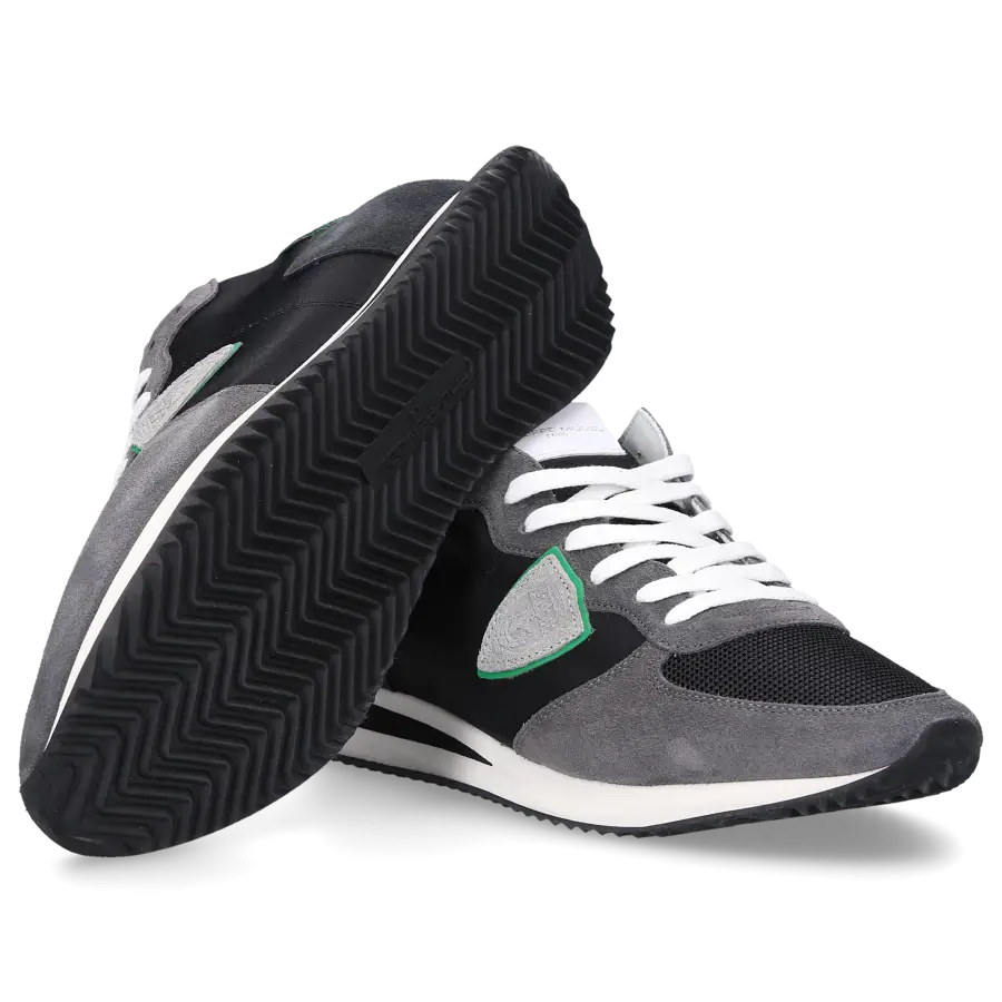 Philippe Model - Sneaker low TZLU Veloursleder - schwarz