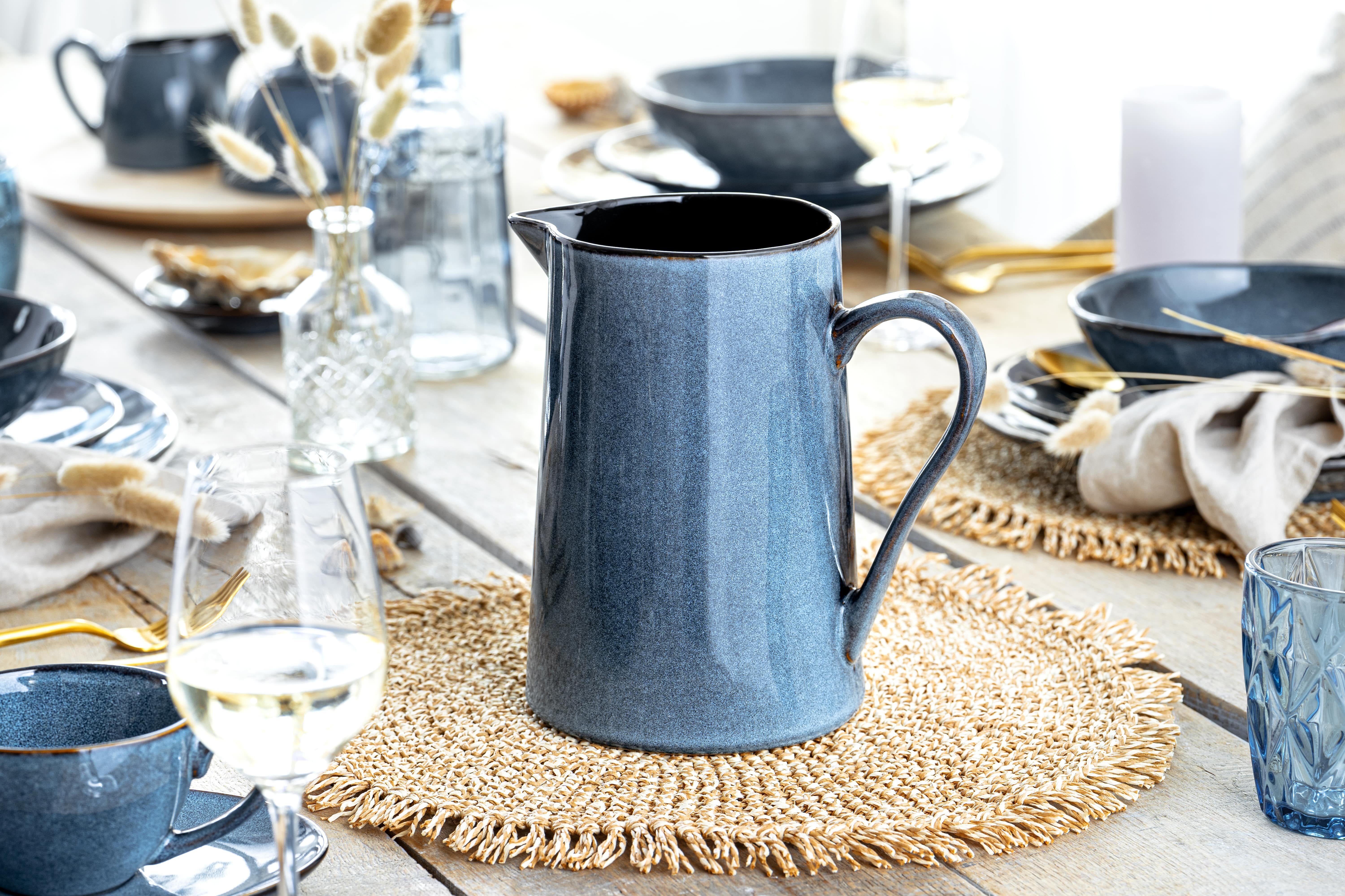 SÄNGER Wasserkrug Darwin, (1-tlg., Wasserkrug), Blau, Handmade