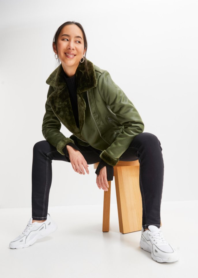 Super Skinny-Jeans mit Kontrastnähten