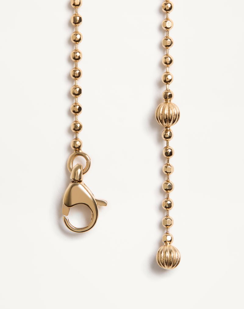Pulseira oval em metal e cristais Swarovski®