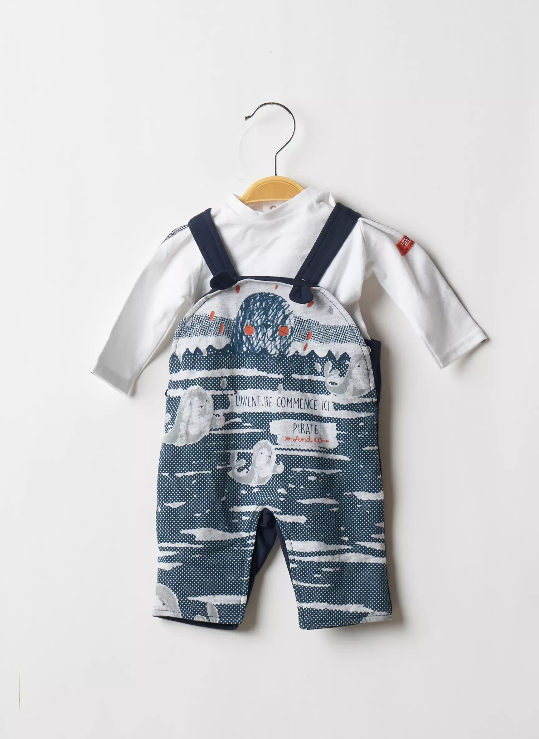 3 Pommes Ensembles Pantalon Garcon couleur bleu