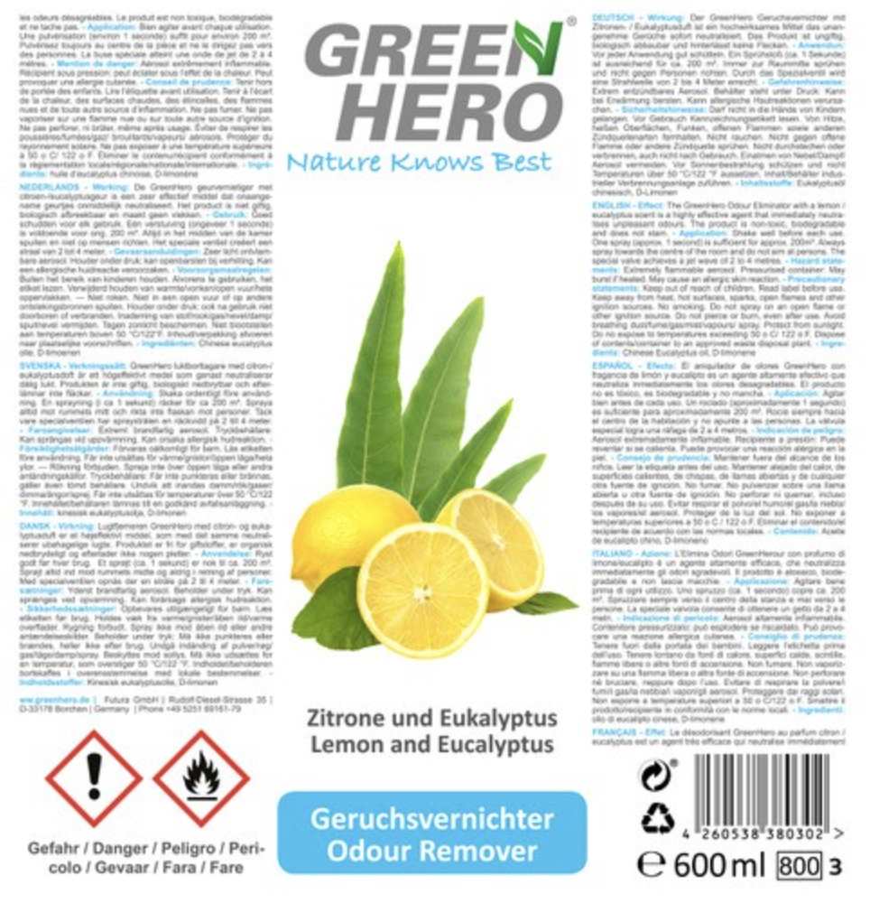 Greenhero Windeln & Hygiene Greenhero Geruchsvernichter