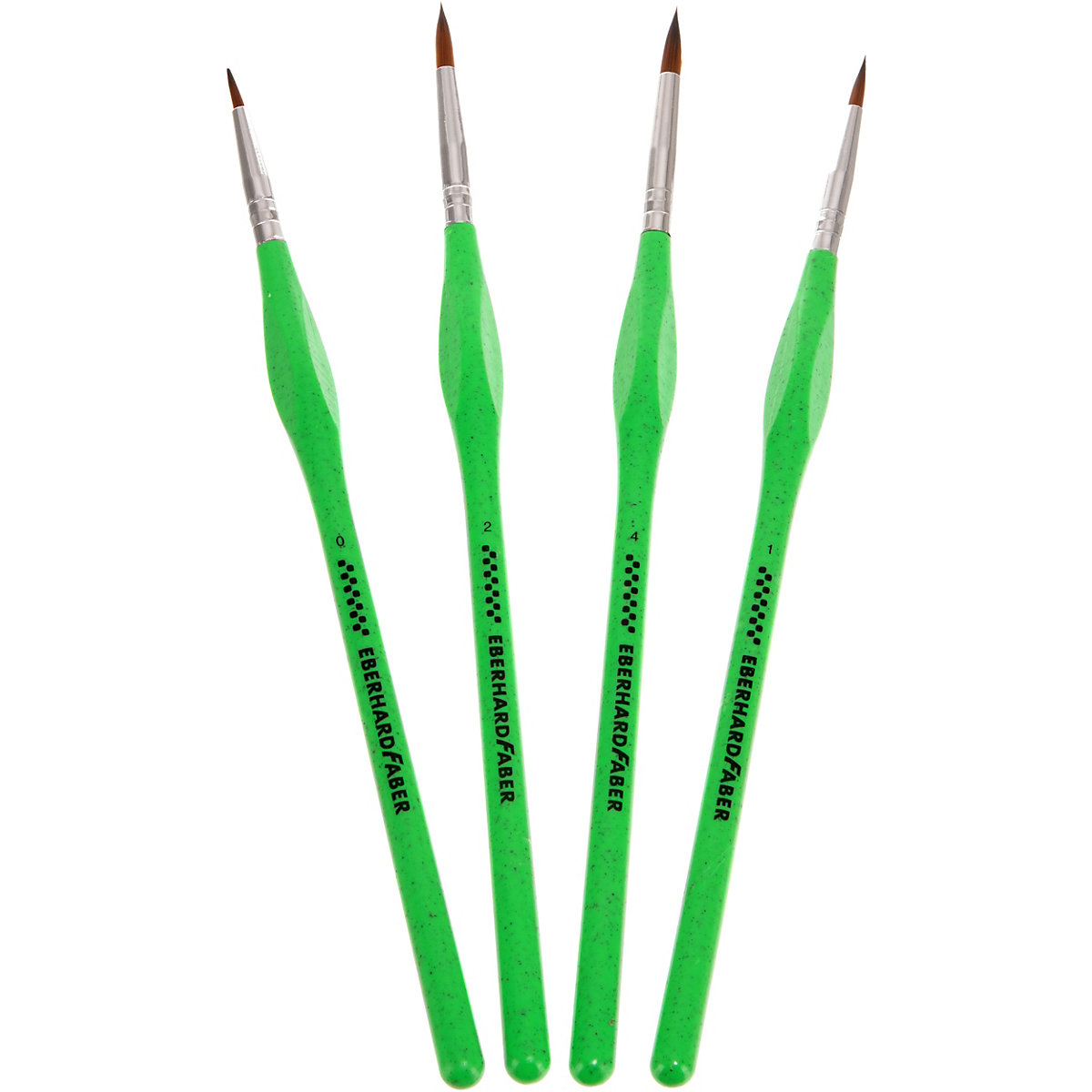 Pinselset GREEN Winner fein, 4-tlg.