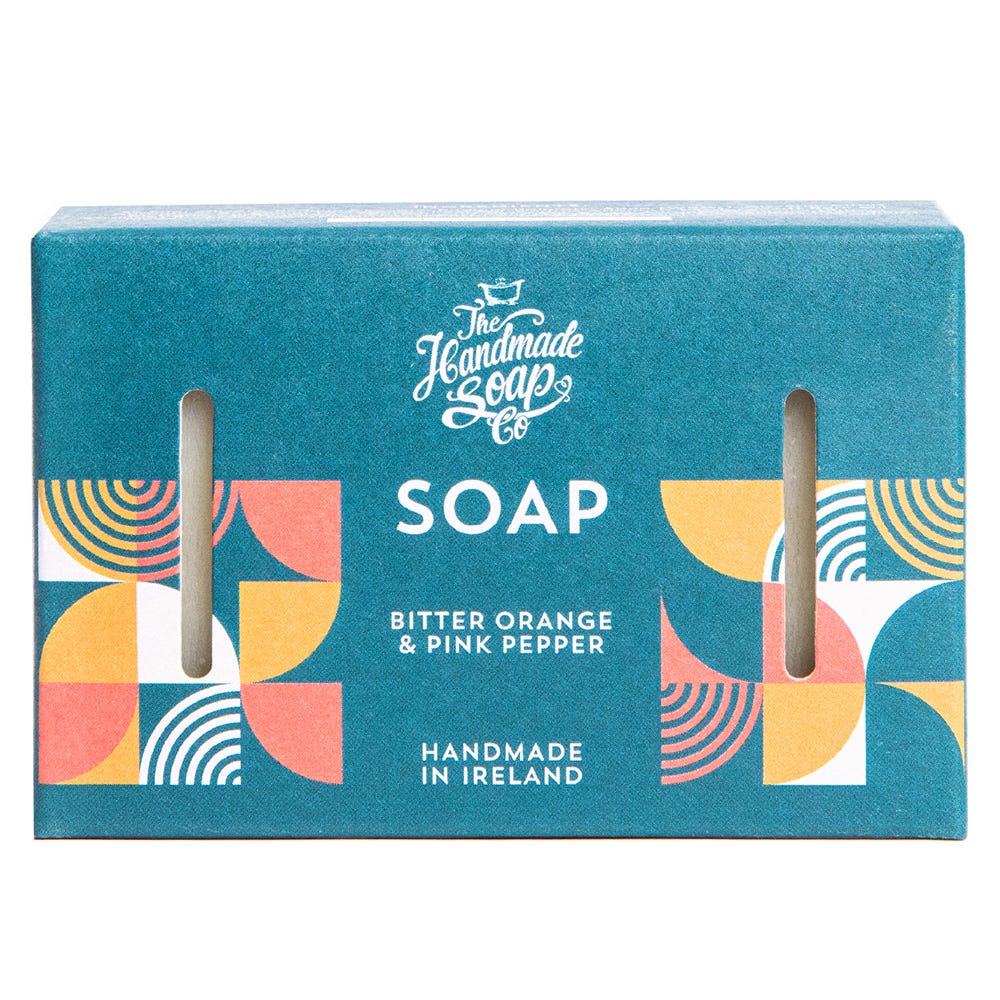 The Handmade Soap Seifenstück Bitter Orange & Pink Pepper 140 g