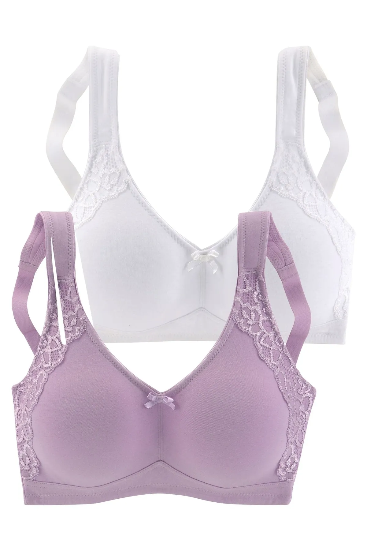PETITE FLEUR  Basic-BH ohne Bügel (2 Stück)