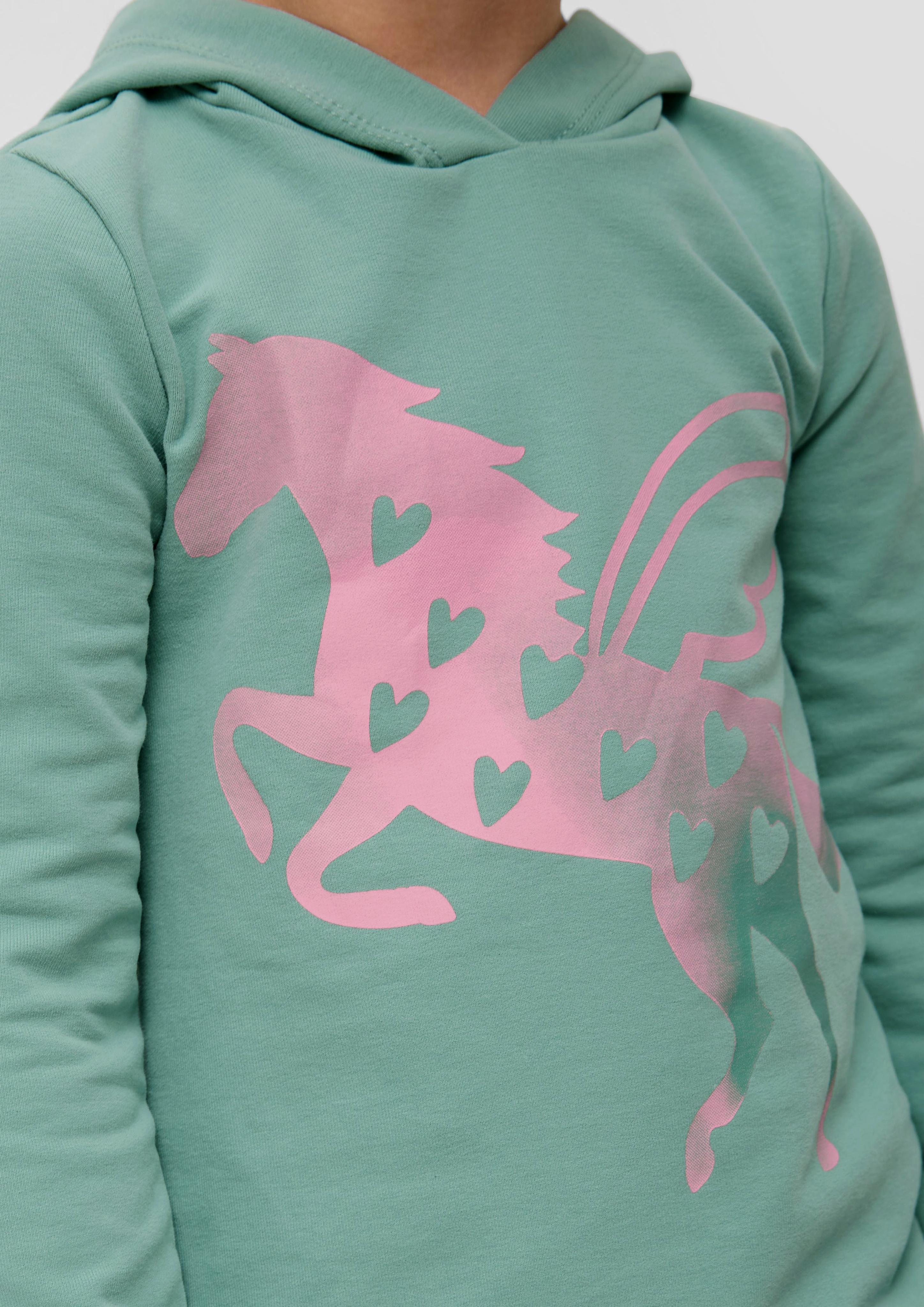 Sweatshirt mit Layering-Detail  2133900-7225