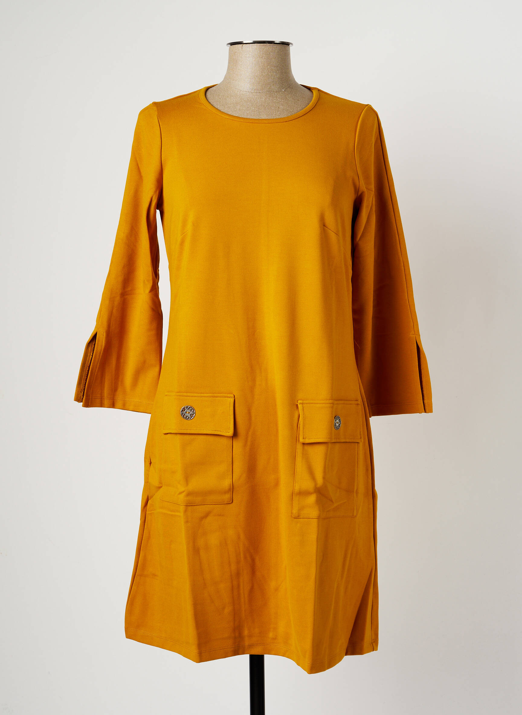Maloka Tuniquemanchelongue Femme couleur jaune