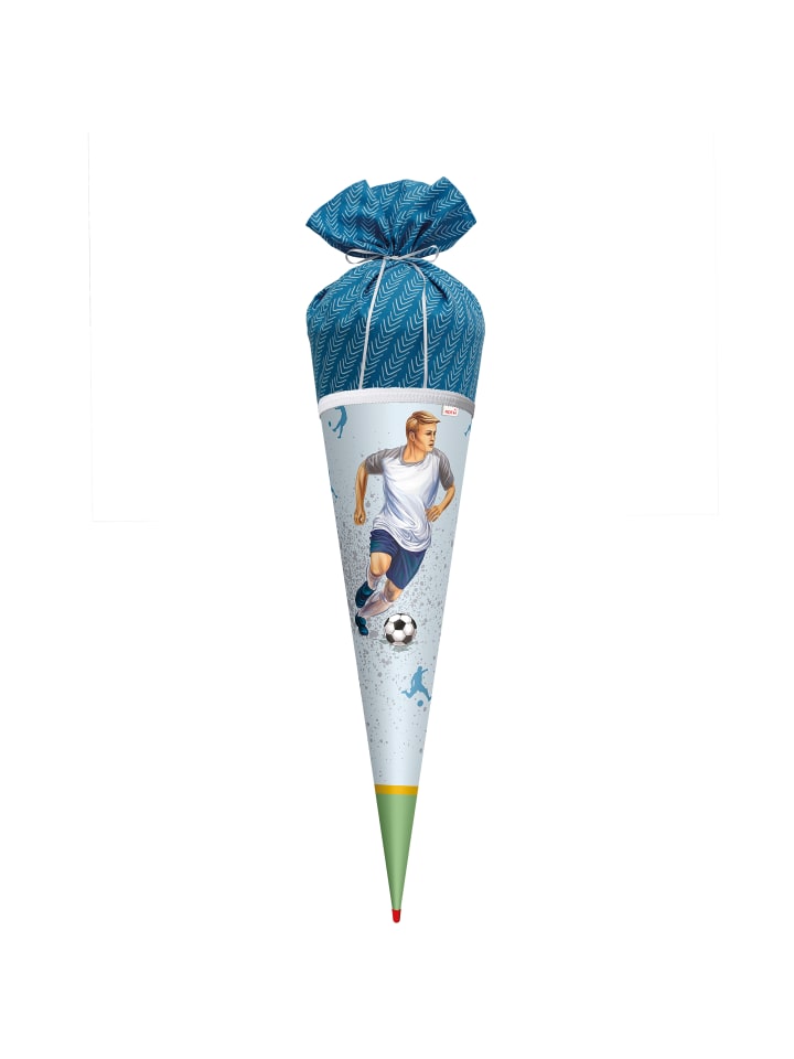 ROTH Schultüte Lieblingsstück Traumtor 70 cm, Stoffverschluss in Grün günstig kaufen onesize