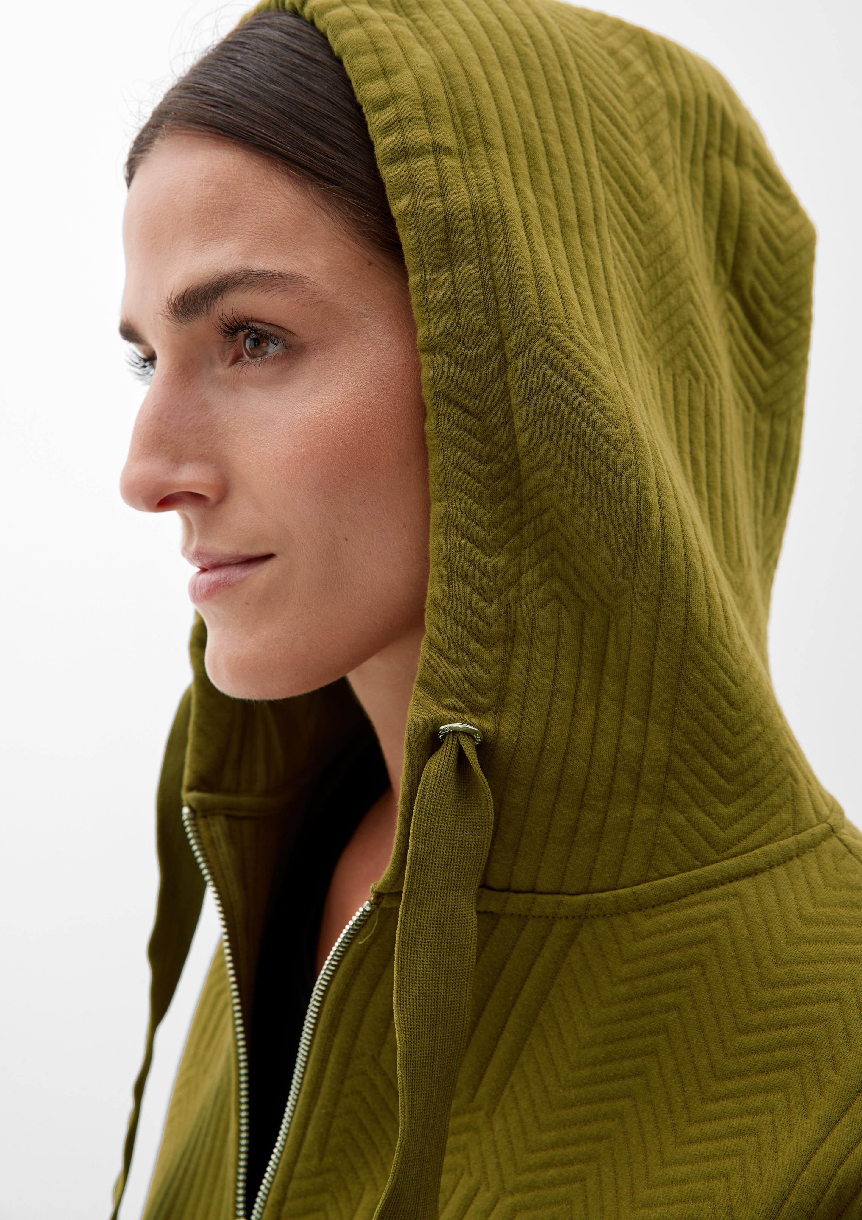 Sweatjacke mit Struktur  2121719-7734