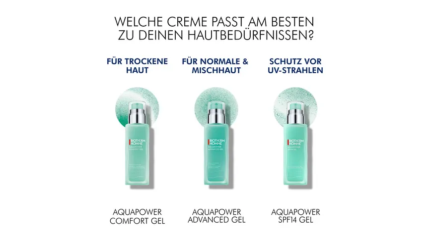 BIOTHERM HOMME Gesichtsgel Aquapower Comfort 75 ml