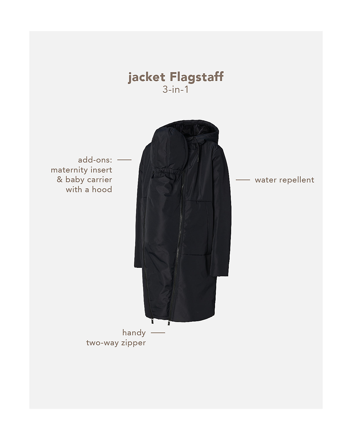 Umstandsjacke Winter Flagstaff 3-Way Umstandsjacken