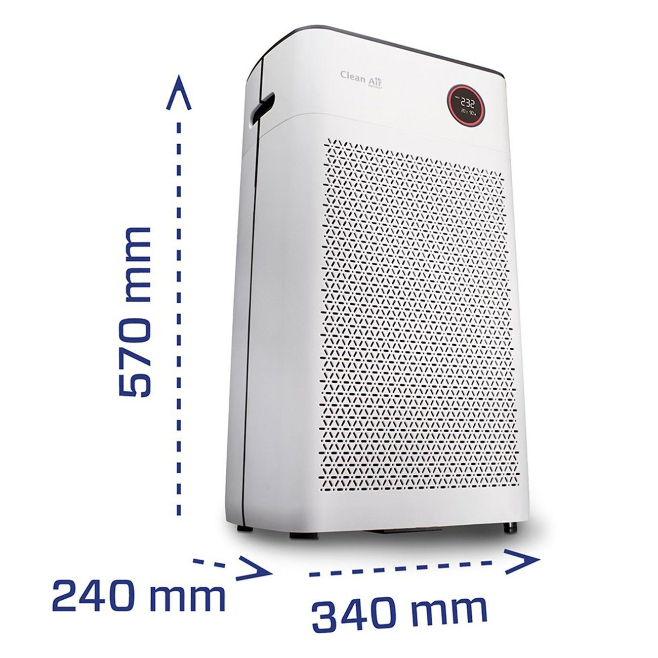Clean Air Optima Luftreiniger HEPA UV-C Ionisator - CA-510Pro SMART, für 110 m² Räume, Clean Air Optima® App