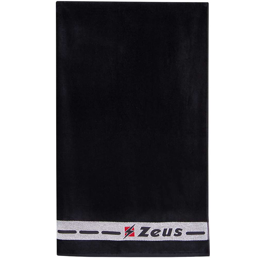 Zeus Badehandtuch Baumwolle 155 x 100 cm schwarz