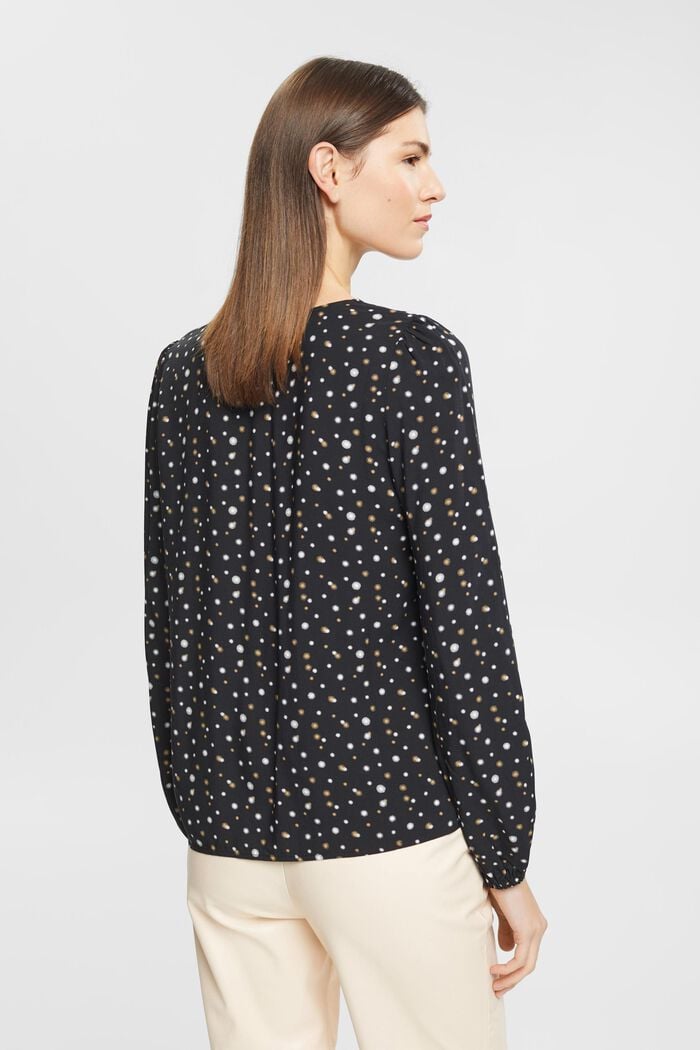 Gepunktete Bluse, LENZING™ ECOVERO™