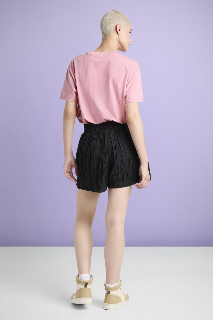 Plissierte Shorts mit hohem Bund