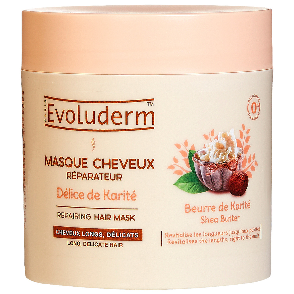 evoluderm Délice de Karité Masque cheveux Réparateur - 500 ml