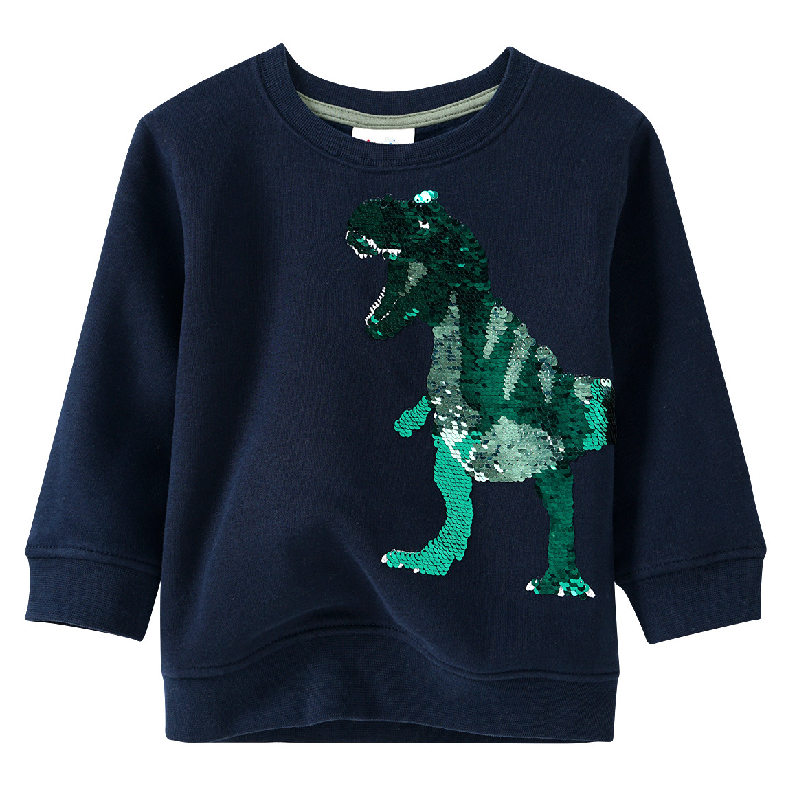 Jungen Sweatshirt mit Wendepailletten