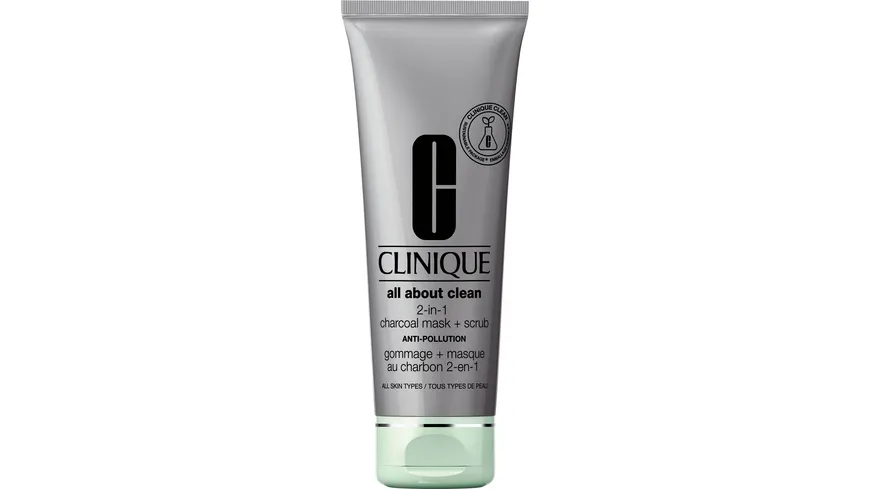 Clinique All About Clean 2-in-1 Charcoal Mask + Scrub 100 ml